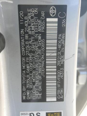 2021 TOYOTA COROLLA LE - JTDEPMAE9MJ160655