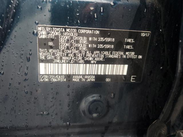 2018 TOYOTA RAV4 HV LI - JTMDJREV1JD171485