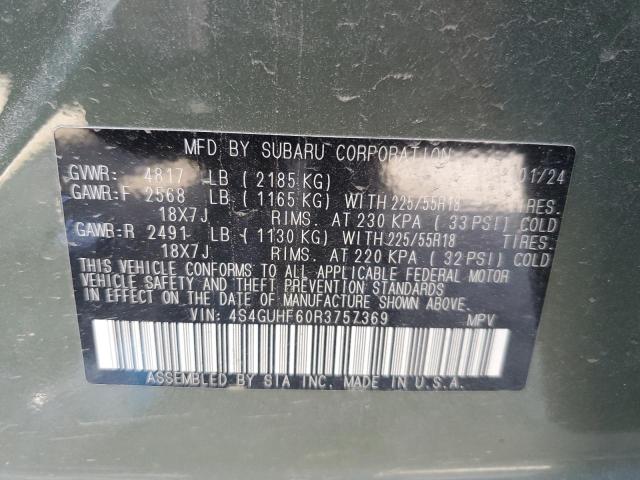 2024 SUBARU CROSSTREK - 4S4GUHF60R3757369