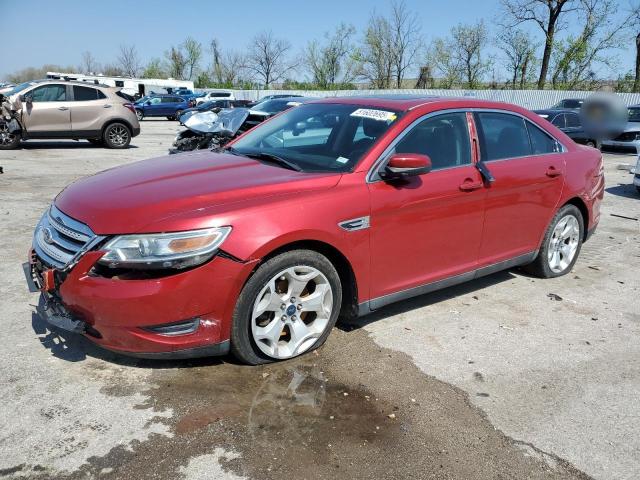 FORD TAURUS SEL 2011 red  gas 1FAHP2EW7BG142854 photo #1