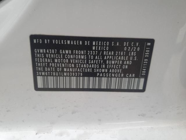 2020 VOLKSWAGEN JETTA GLI - 3VW6T7BU1LM039379