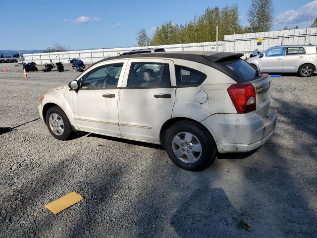DODGE CALIBER 2007 white  gas 1B3HB28B77D567535 photo #3