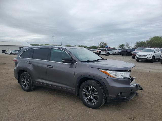 Vin: 5tdjkrfh8gs273968, lot: 55178725, toyota highlander xle 20164