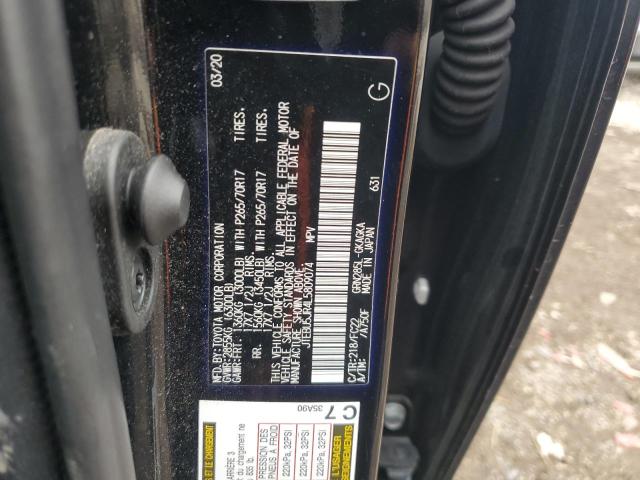 2020 TOYOTA 4RUNNER SR - JTEBU5JR4L5809074