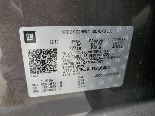 2020 CADILLAC ESCALADE E - 1GYS3JKJ9LR216404