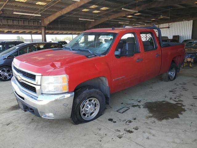 CHEVROLET SILVERADO 2007 red crew pic diesel 1GCHK23657F534885 photo #1