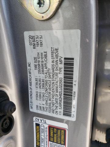 2020 HONDA CR-V TOURI - 5J6RW2H92LL022583
