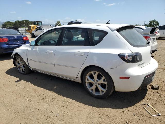 MAZDA 3 HATCHBAC 2008 white  gas JM1BK344381152667 photo #3