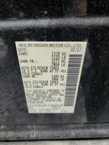 2017 NISSAN MURANO S - 5N1AZ2MG3HN146058
