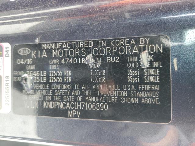 2017 KIA SPORTAGE E - KNDPNCAC1H7106390