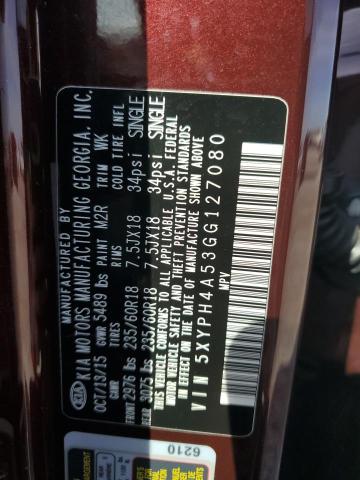 2016 KIA SORENTO EX - 5XYPH4A53GG127080