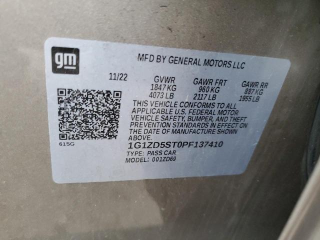 2023 CHEVROLET MALIBU LT - 1G1ZD5ST0PF137410