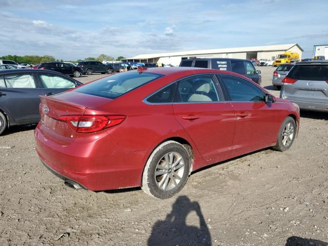 HYUNDAI SONATA SE 2017 red sedan 4d gas 5NPE24AF1HH484785 photo #4