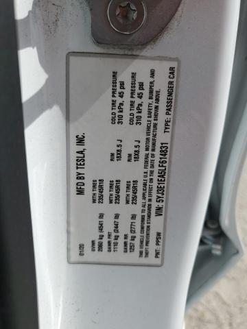 2020 TESLA MODEL 3 - 5YJ3E1EA5LF614831