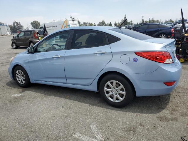 HYUNDAI ACCENT GLS 2014 blue  gas KMHCT4AE8EU609094 photo #3