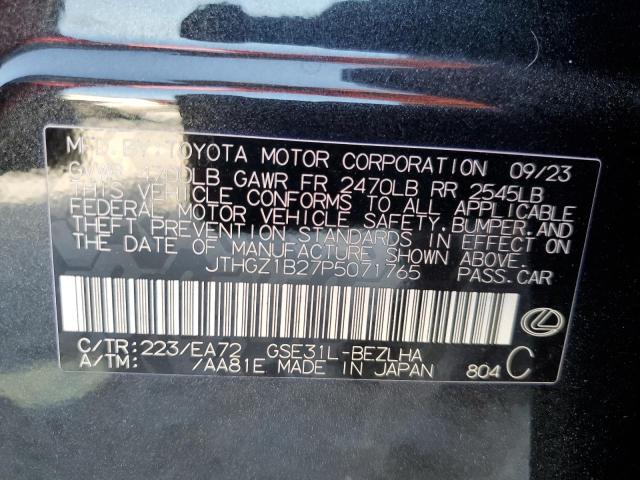 2023 LEXUS IS 350 F S JTHGZ1B27P5071765