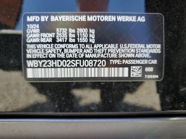 2025 BMW I4 EDRIVE WBY23HD02SFU08720
