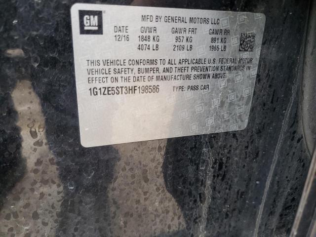 2017 CHEVROLET MALIBU LT - 1G1ZE5ST3HF198586
