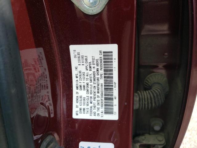 2016 HONDA ACCORD LX - 1HGCR2F38GA231444