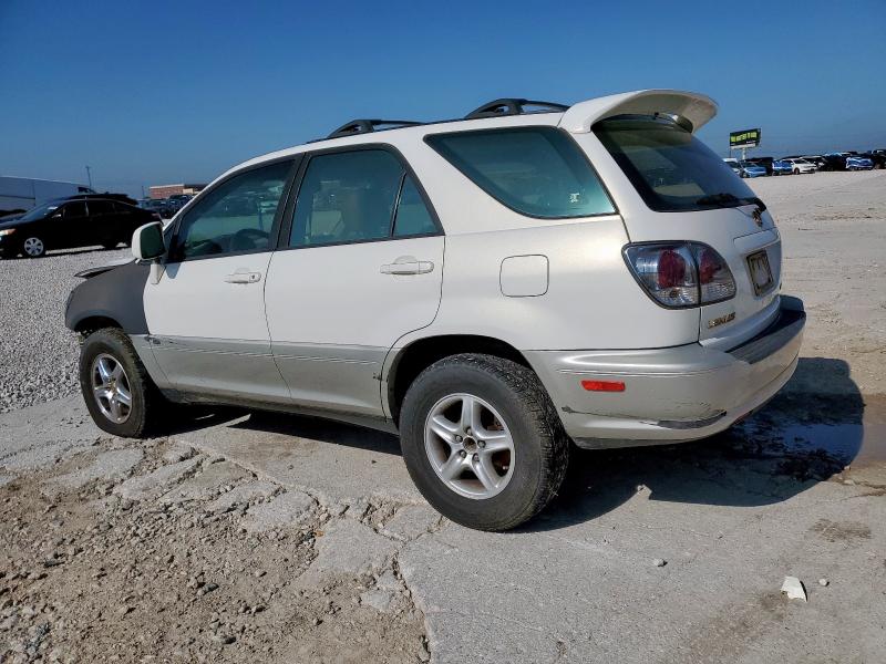 LEXUS RX 300 2002 white  gas JTJGF10U420145080 photo #3