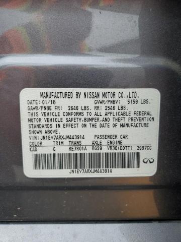 2018 INFINITI Q50 LUXE - JN1EV7ARXJM443914