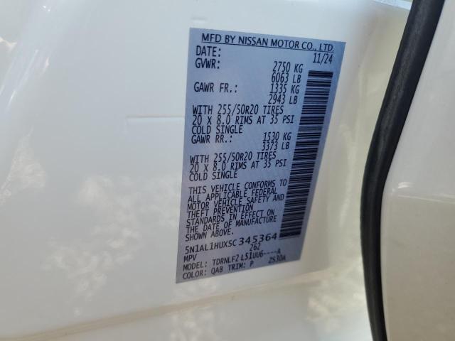 2025 INFINITI QX60 AUTOG 5N1AL1HUXSC345364