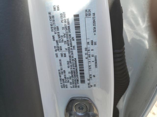 2022 FORD ESCAPE SEL - 1FMCU0H64NUB09454