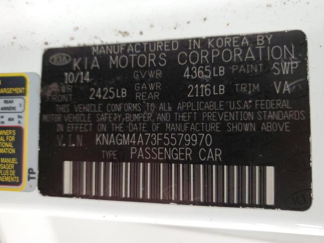 2015 KIA OPTIMA LX - KNAGM4A73F5579970