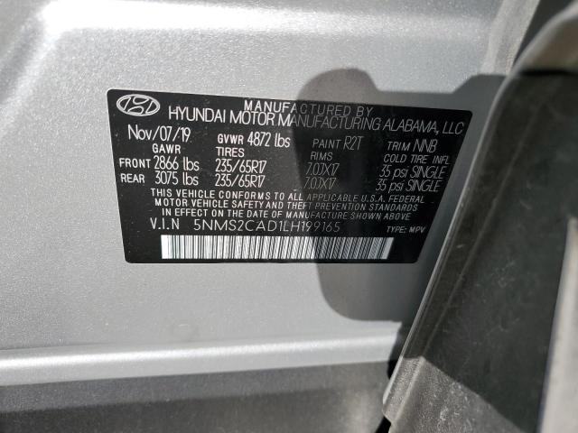 2020 HYUNDAI SANTA FE S 5NMS2CAD1LH199165
