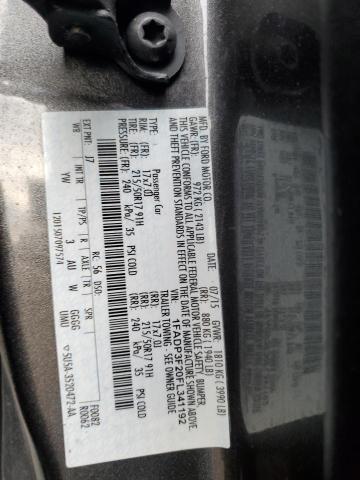 2015 FORD FOCUS SVT 1FADP3F20FL341192