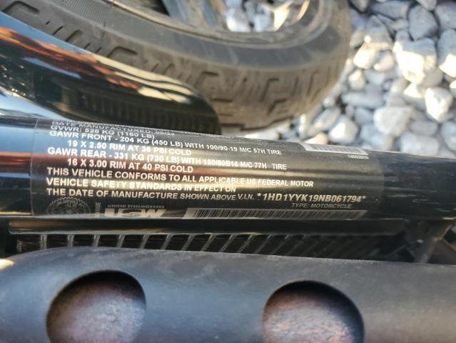 2022 HARLEY-DAVIDSON FXBBS 1HD1YYK19NB061794