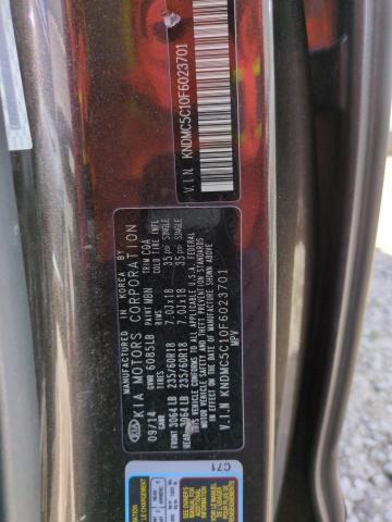 2015 KIA SEDONA EX KNDMC5C10F6023701