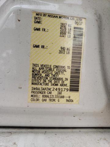 2017 NISSAN ALTIMA 2.5 - 1N4AL3AP2HC249179