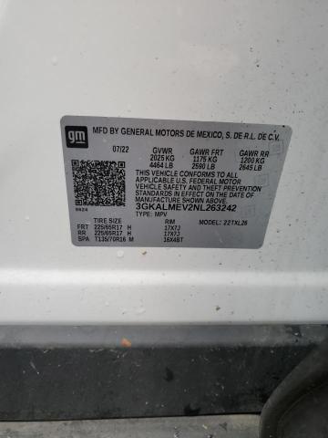 2022 GMC TERRAIN SLE 3GKALMEV2NL263242