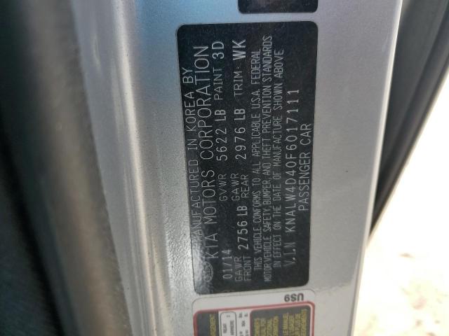 2015 KIA K900 KNALW4D40F6017111