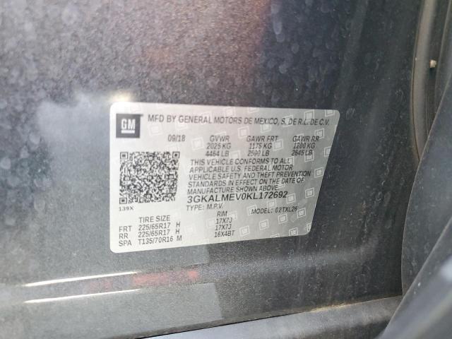 2019 GMC TERRAIN SL - 3GKALMEV0KL172692
