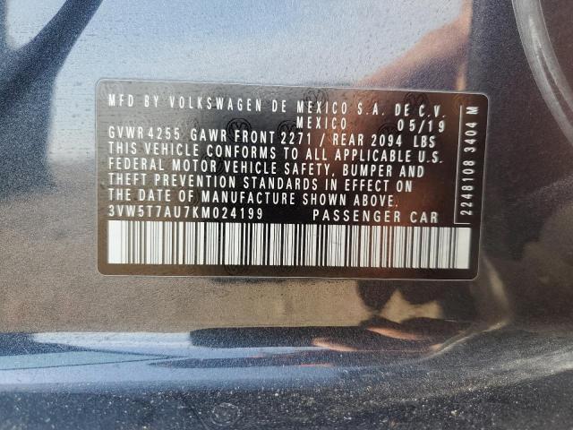 2019 VOLKSWAGEN GTI S - 3VW5T7AU7KM024199