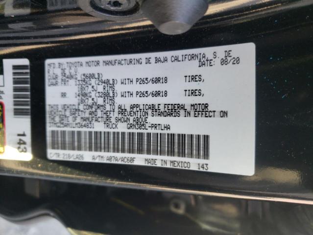 2020 TOYOTA TACOMA DOU - 3TMGZ5AN1LM364831