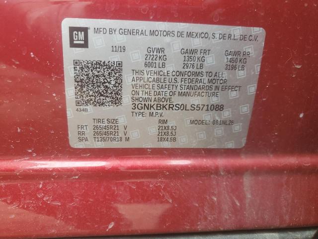 2020 CHEVROLET BLAZER RS - 3GNKBKRS0LS571088
