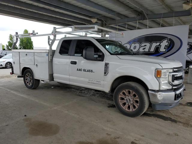 FORD F250 SUPER 2021 white  gas 1FD7X2A6XMEC76196 photo #1