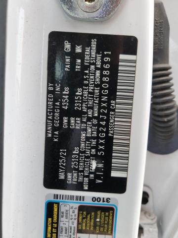 2022 KIA K5 LX - 5XXG24J2XNG088691