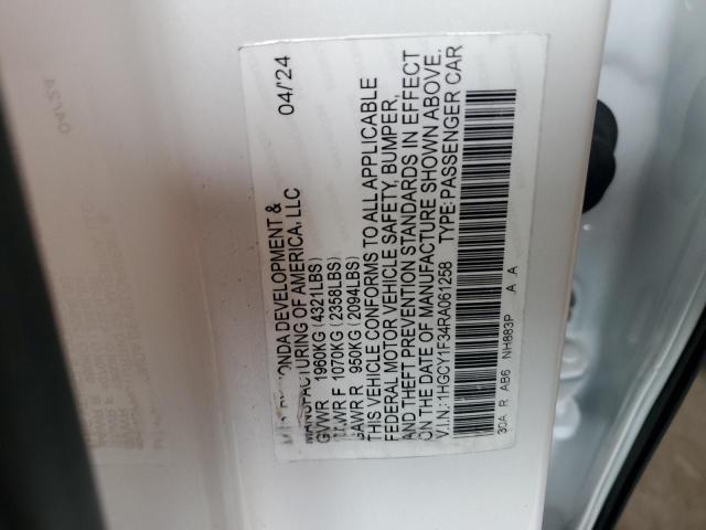 2024 HONDA ACCORD EX - 1HGCY1F34RA061258