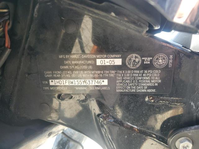 2005 HARLEY-DAVIDSON FLHRI 1HD1FBW155Y637746
