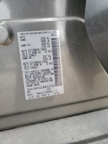 2016 NISSAN ROGUE S - 5N1AT2MT5GC865725