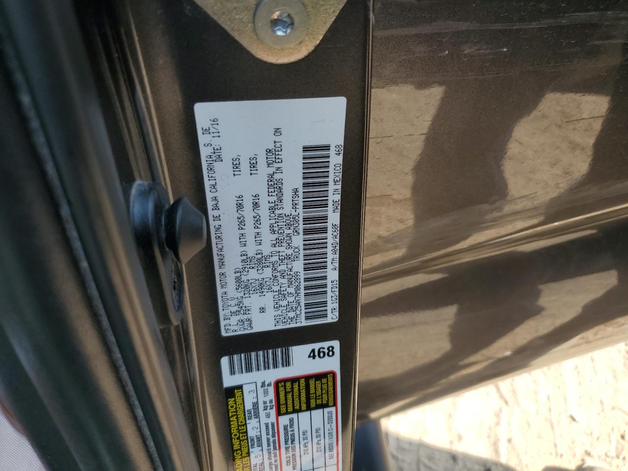 TOYOTA TACOMA DOUBLE CAB