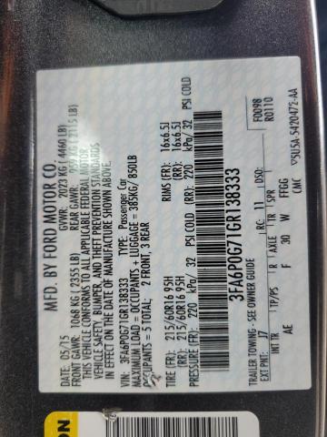 2016 FORD FUSION S - 3FA6P0G71GR138333