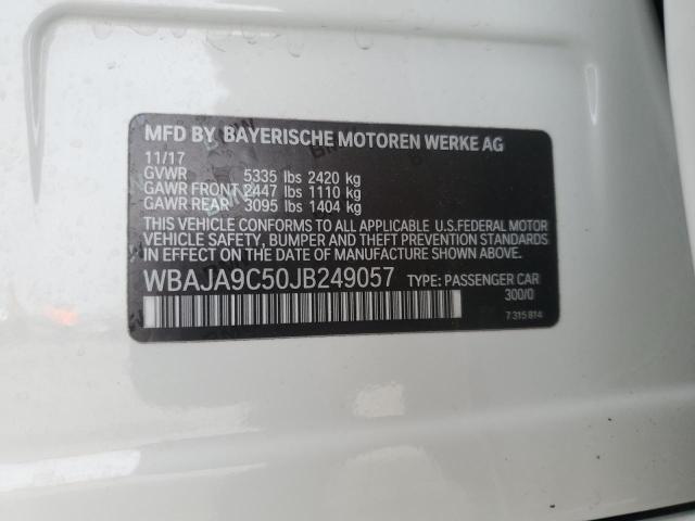 2018 BMW 530E - WBAJA9C50JB249057