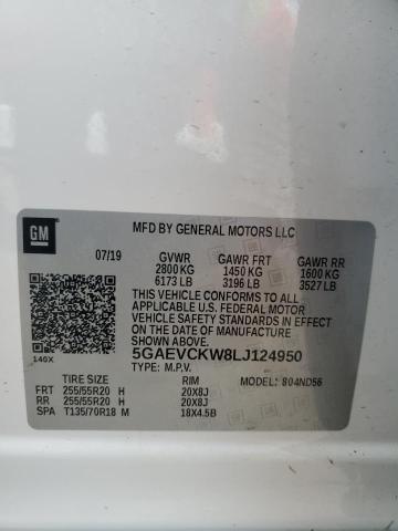 2020 BUICK ENCLAVE AV 5GAEVCKW8LJ124950