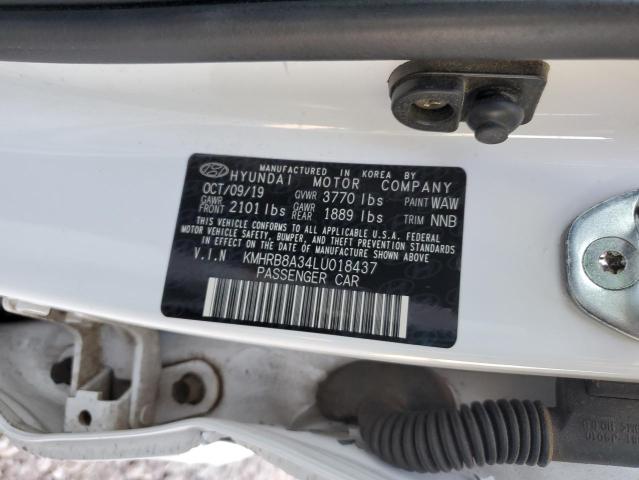 2020 HYUNDAI VENUE SE KMHRB8A34LU018437