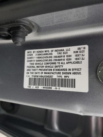 2018 HONDA CR-V EXL - 7FARW1H84JE045357